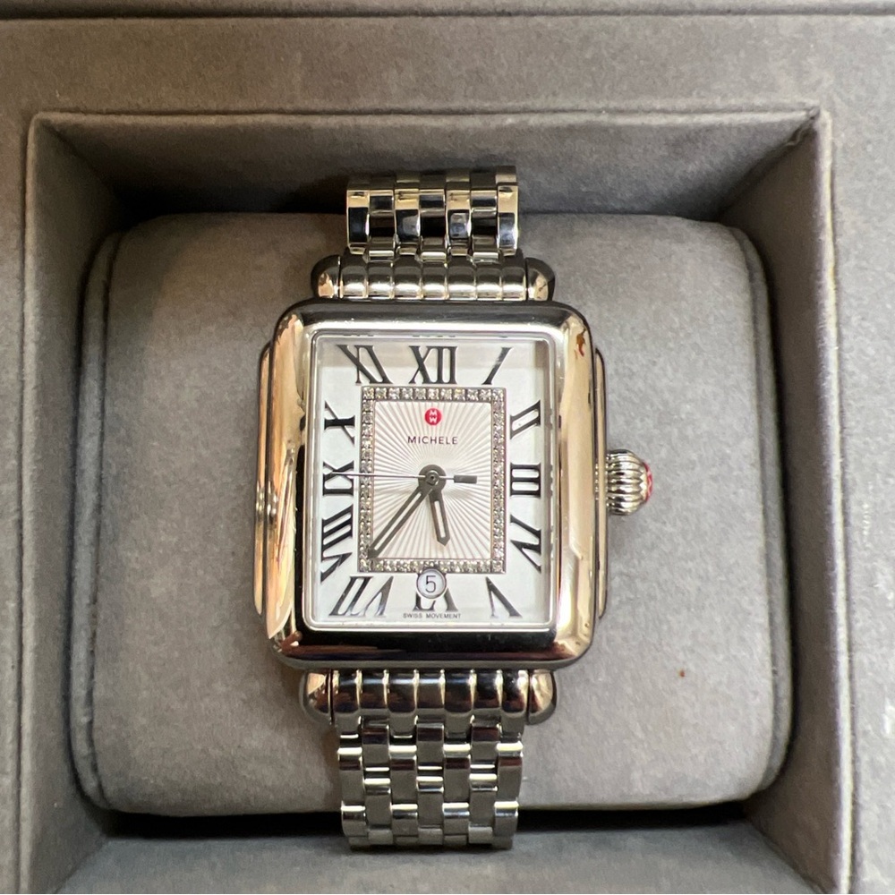 Michele Silver Women's Watch
